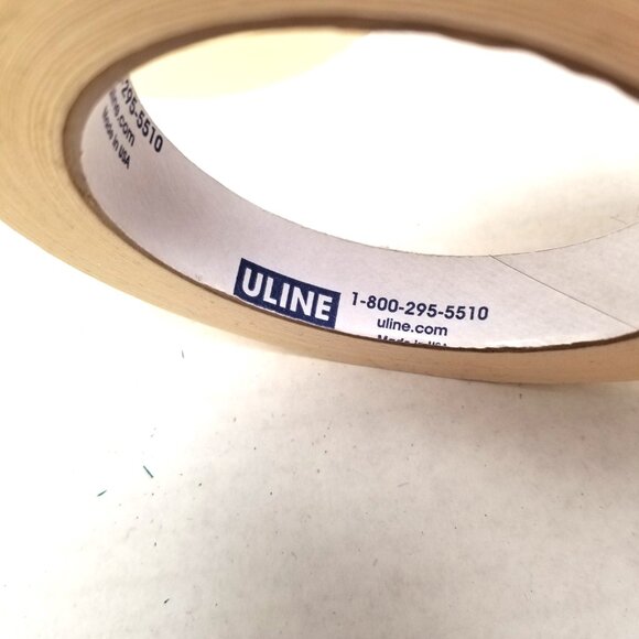 Uline Masking Tape Lot 4 Rolls 3/4 Inch General Purpose Painting Contractor - Picture 2 of 4